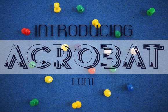 Acrobat: A Stylish Display Font for Modern Web Design