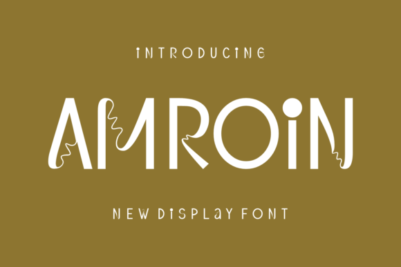 Amroin: A Display Font That Elevates Handmade Product Design