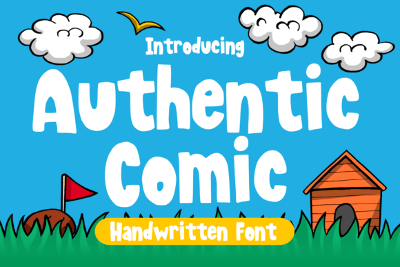 Authentic Comic: A Playful Display Font for Real Business Impact