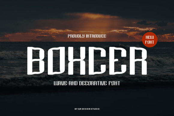 Boxcer: A Bold Display Font for Crafters and Product Makers