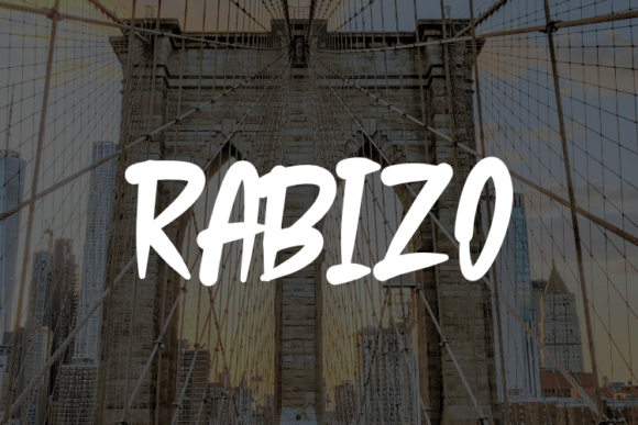Bringing Designs to Life with the Rabizo Display Font