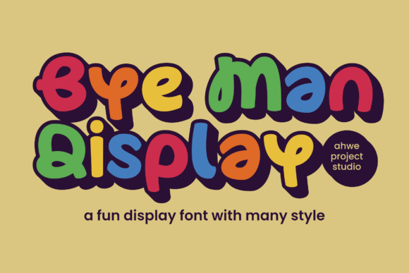 Bye Man: A Bold Display Font for Campaign-Ready Visuals