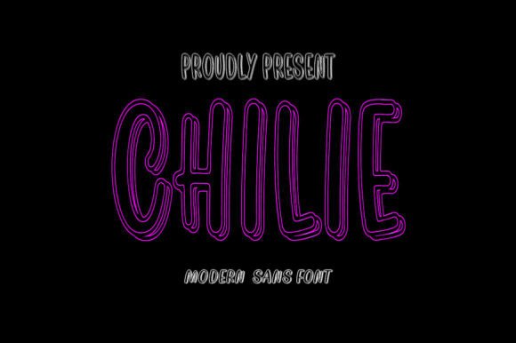 Chilie: A Playful Display Font for Modern Editorial Design