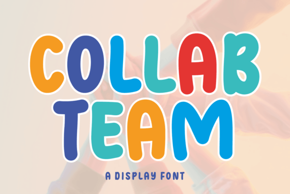 Collab Team: A Playful Display Font for Editorial Charm