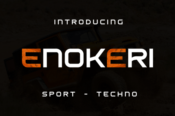 Enokeri: A Dynamic Display Font for Crafters and Product Designers