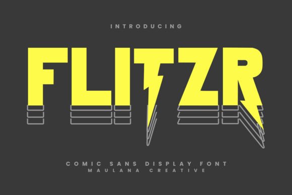 Flitzr Flash: A Playful Display Font for Bold Editorial Statements
