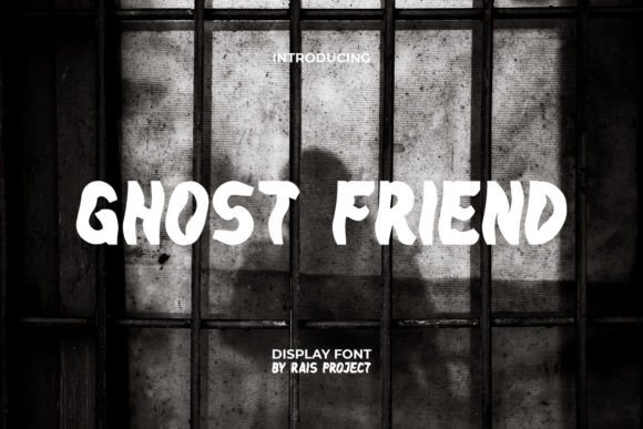 Ghost Friend Font: A Playful Display Typeface for Spooky Branding
