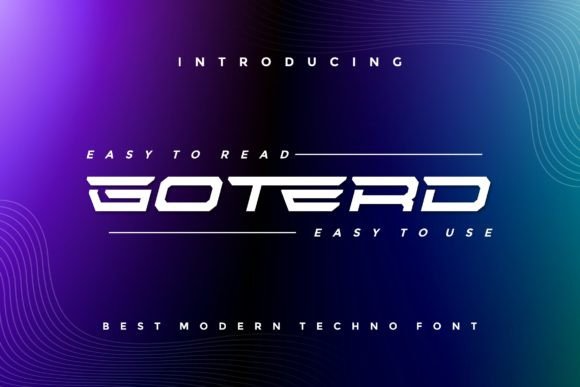 Goterd: A Modern Display Font That Elevates Small Business Branding