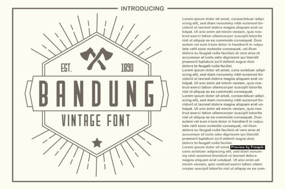 How Bandung Vintage Font Gave My Small Business a Bold New Look
