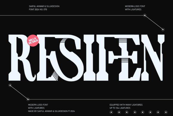 Resifen: A Modern Logo Font That Elevates Brand Typography