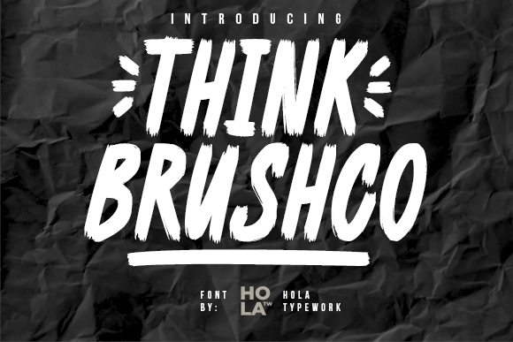 Think Brushco: A Display Font That Elevates Modern Web Design