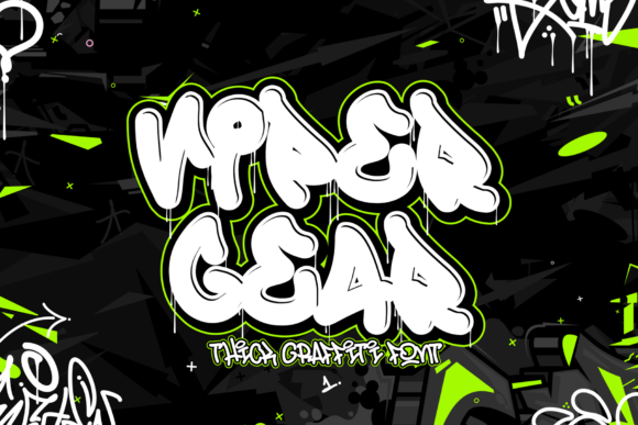 Viper Gear: A Bold Display Font for Dynamic Editorial Design