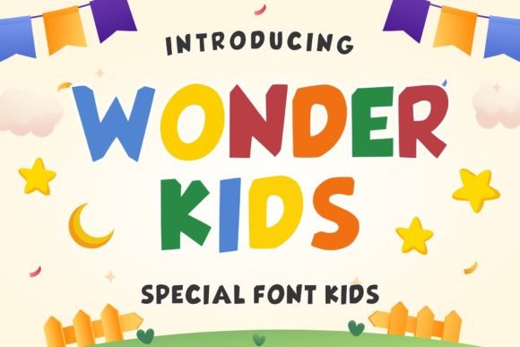 Wonder Kids Font: A Playful Touch for Professional Branding