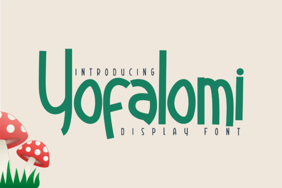 Yofalomi: The Playful Display Font That Makes Campaigns Pop